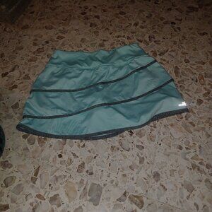 bcg Women's Athletic Skort SZ Small Light Teal & Gray